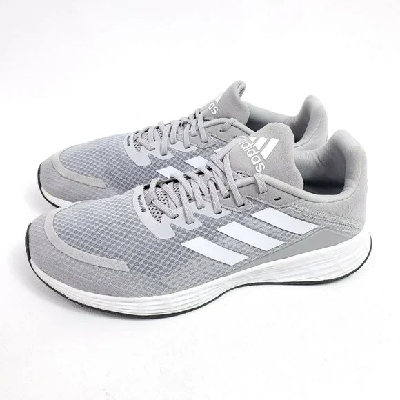 adidas Duramo SL Mens 9.5 Shoes Running Training Athletic Sneakers Gray FW8677 - Picture 7 of 11